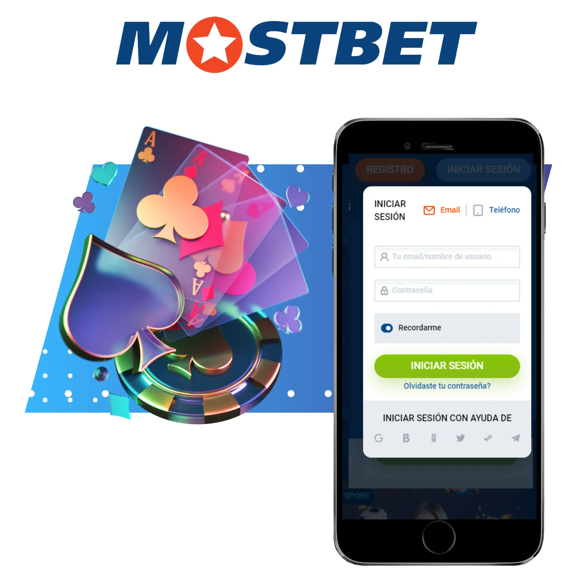 ¿Cómo iniciar sesión en Mostbet?