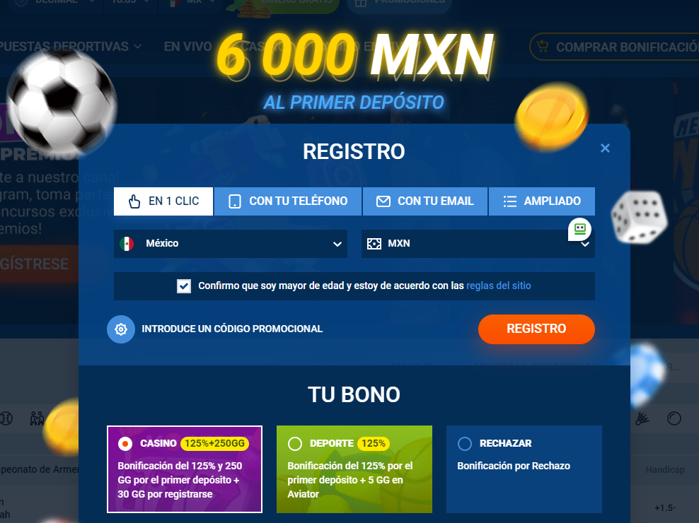 Código promocional Mostbet 2024